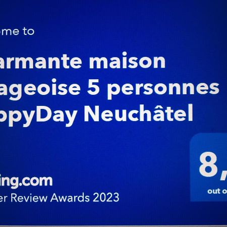 Charmante Maison Villageoise 5 Personnes Happyday Neuchatel Saint-Blaise Exteriör bild